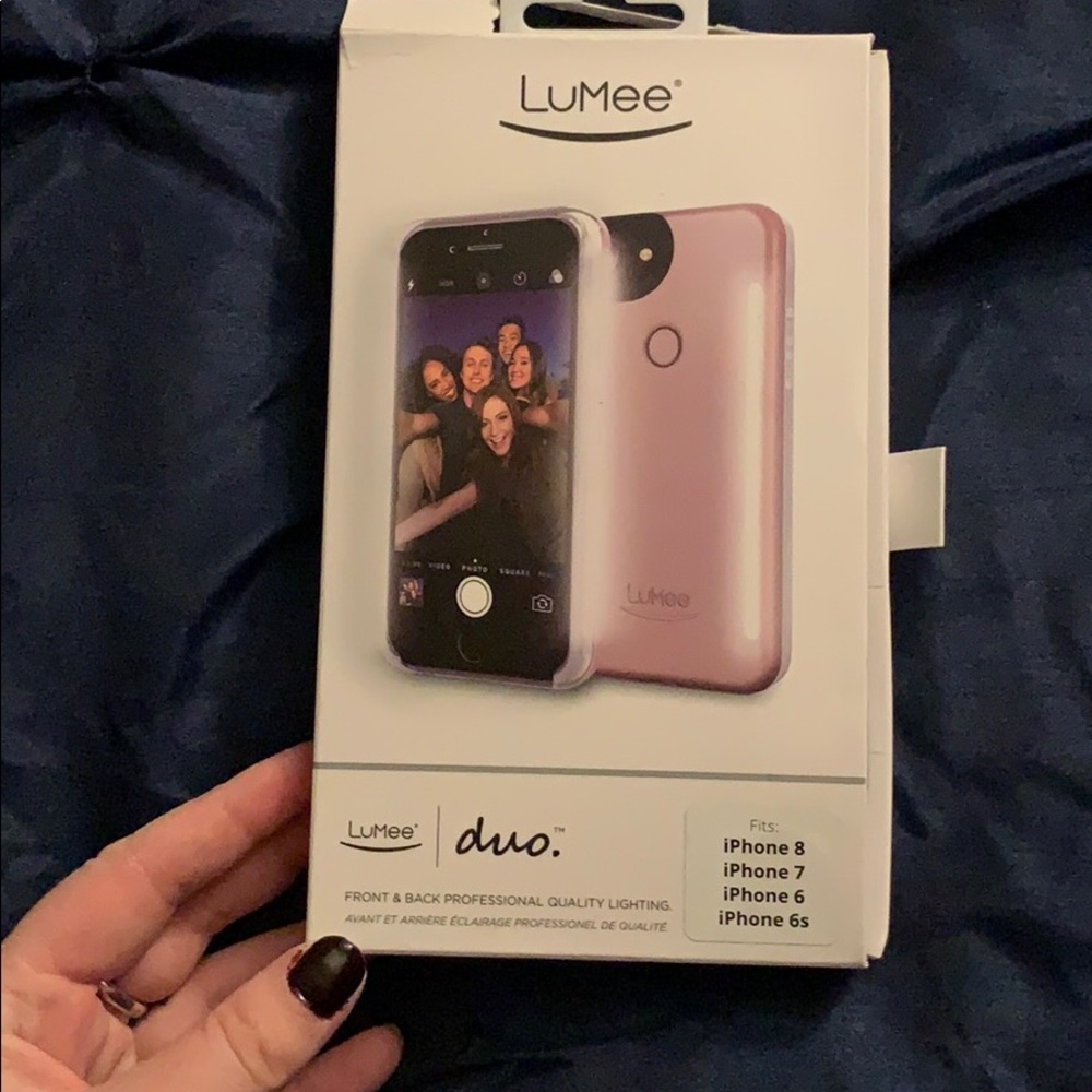 Rose gold lumee case